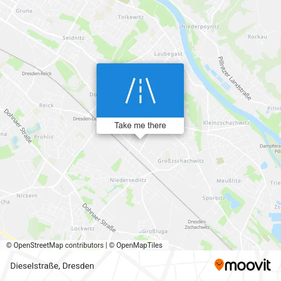 Карта Dieselstraße