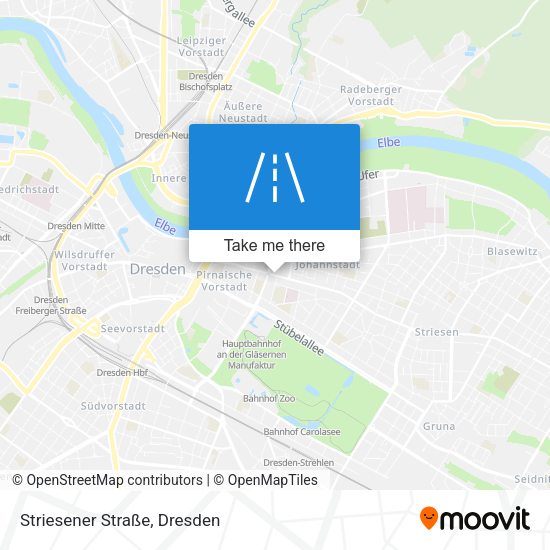 Striesener Straße map