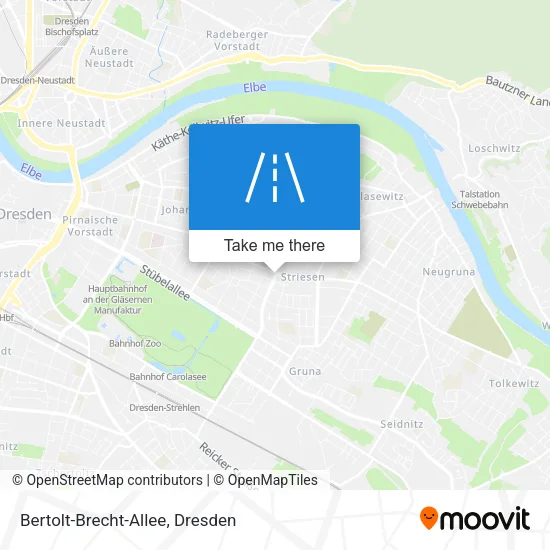 Карта Bertolt-Brecht-Allee