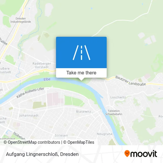 Карта Aufgang Lingnerschloß