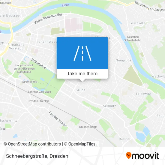 Карта Schneebergstraße