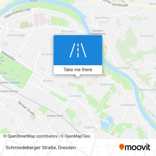 Schmiedeberger Straße map