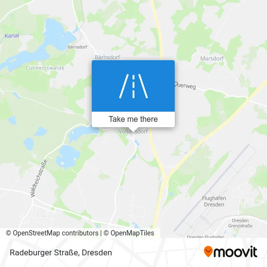 Radeburger Straße map