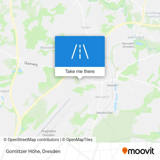 Карта Gomlitzer Höhe