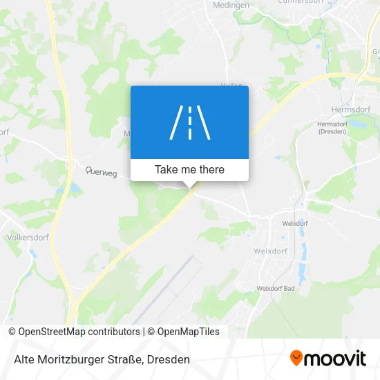 Карта Alte Moritzburger Straße