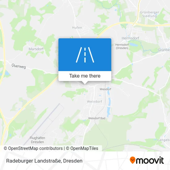Radeburger Landstraße map