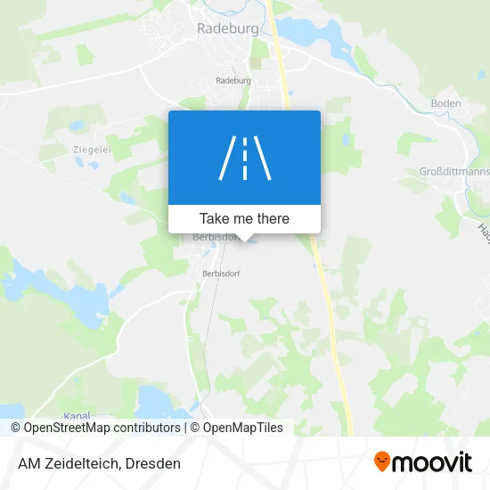 Карта AM Zeidelteich