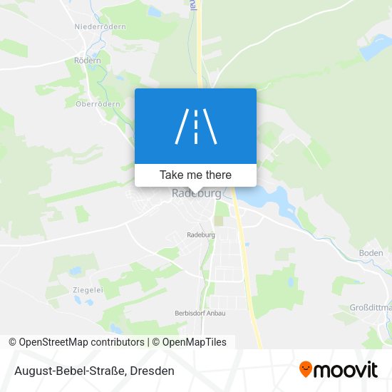 August-Bebel-Straße map