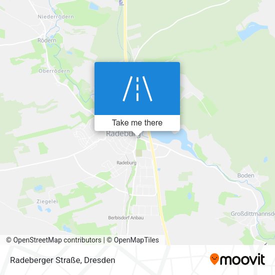 Radeberger Straße map