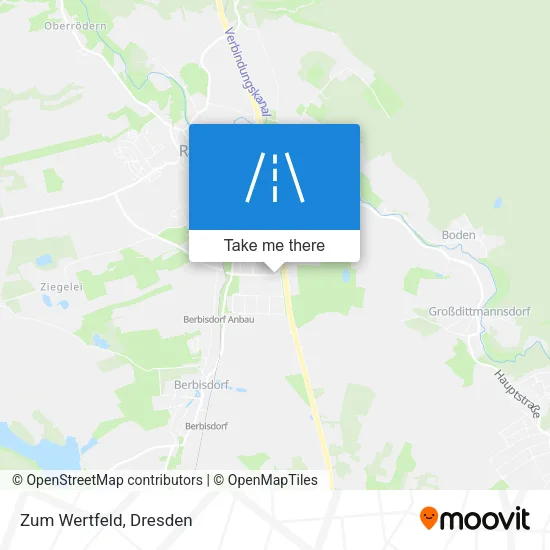 Карта Zum Wertfeld