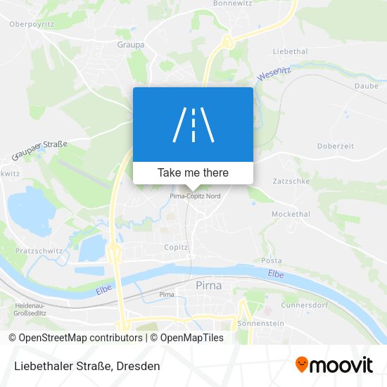 Liebethaler Straße map