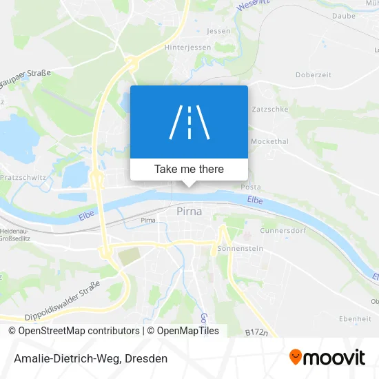 Карта Amalie-Dietrich-Weg