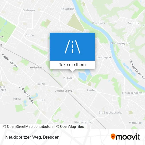 Карта Neudobritzer Weg