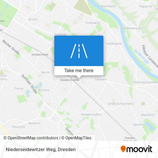 Niederseidewitzer Weg map