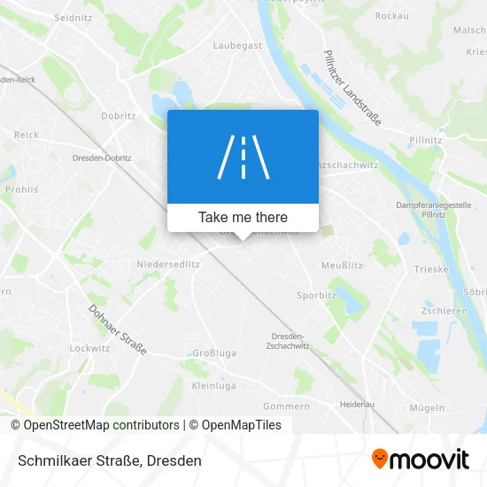 Карта Schmilkaer Straße