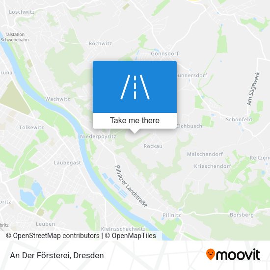 An Der Försterei map