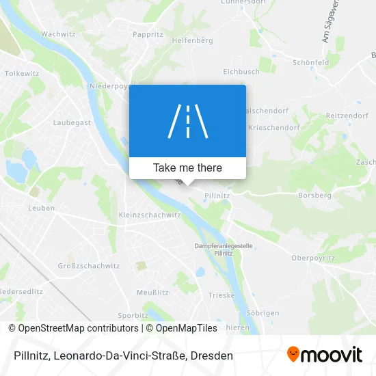 Карта Pillnitz, Leonardo-Da-Vinci-Straße