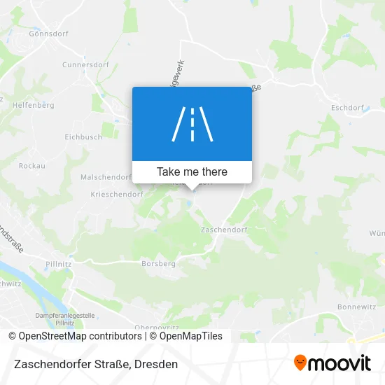 Карта Zaschendorfer Straße