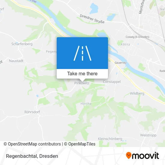 Карта Regenbachtal
