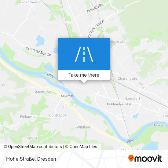 Карта Hohe Straße