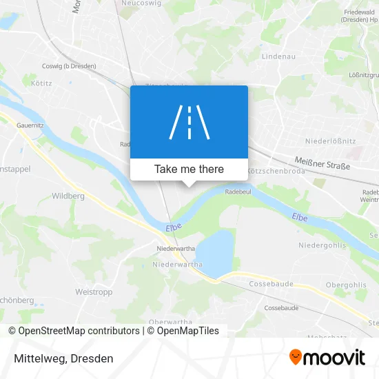 Карта Mittelweg