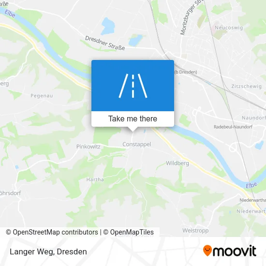 Карта Langer Weg