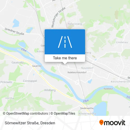 Карта Sörnewitzer Straße