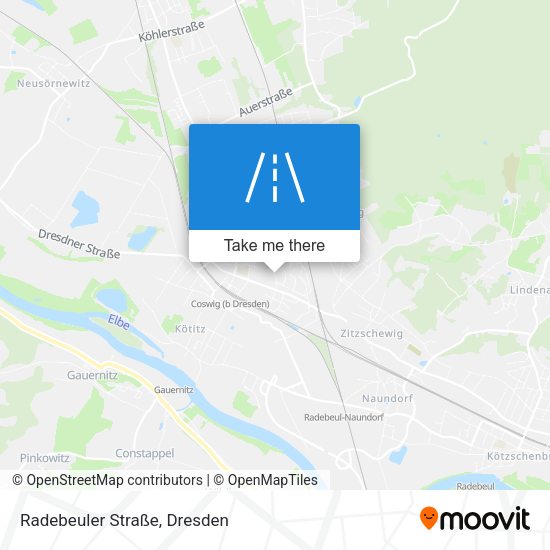 Radebeuler Straße map