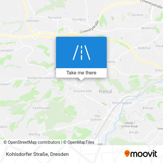 Kohlsdorfer Straße map
