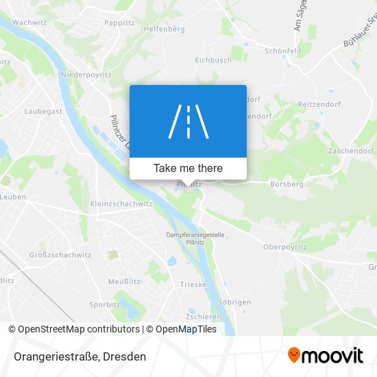 Orangeriestraße map