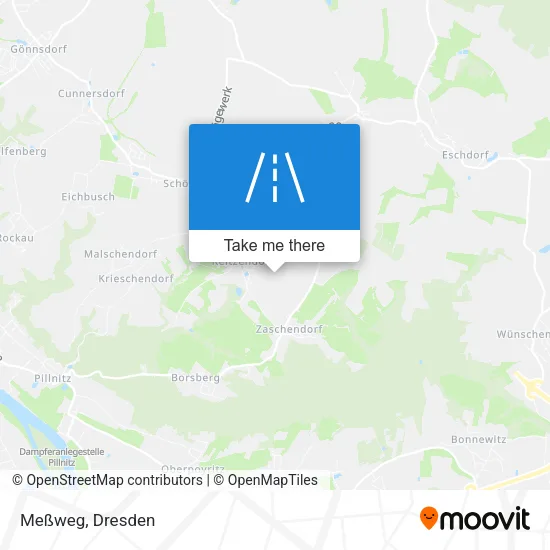 Карта Meßweg