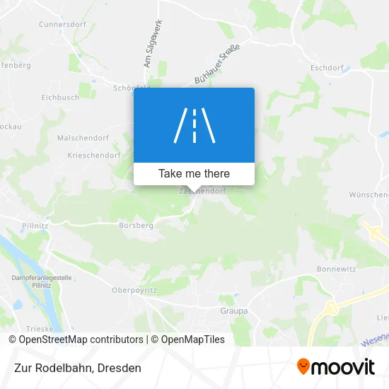 Карта Zur Rodelbahn