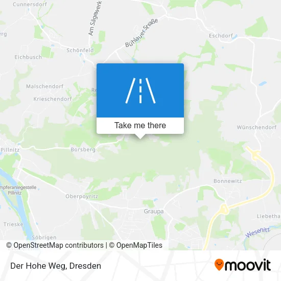 Карта Der Hohe Weg
