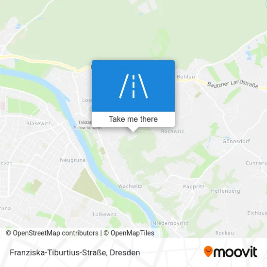 Карта Franziska-Tiburtius-Straße