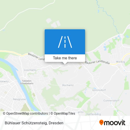 Bühlauer Schützensteig map