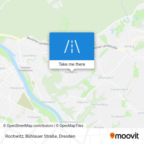 Rochwitz, Bühlauer Straße map