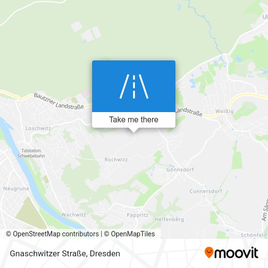 Gnaschwitzer Straße map