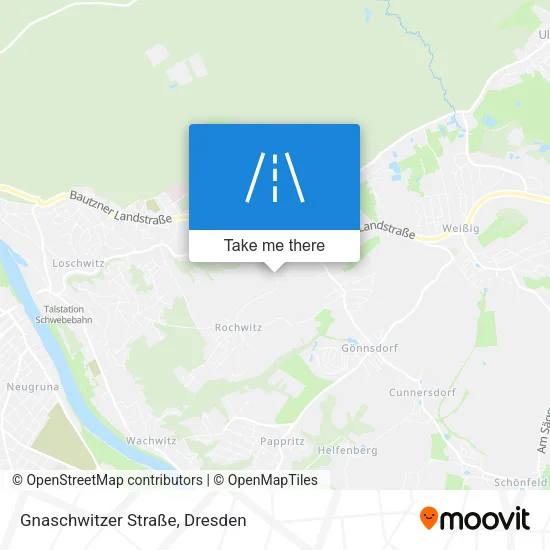 Карта Gnaschwitzer Straße