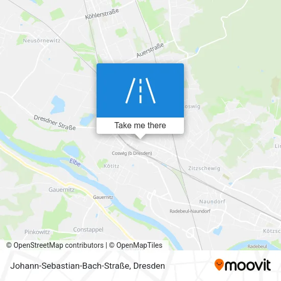 Карта Johann-Sebastian-Bach-Straße