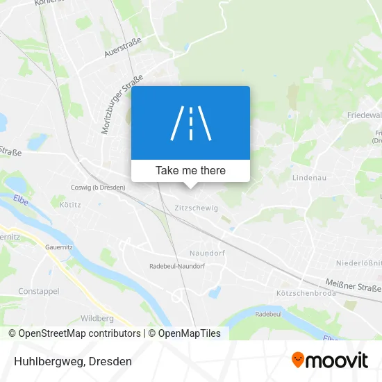 Карта Huhlbergweg