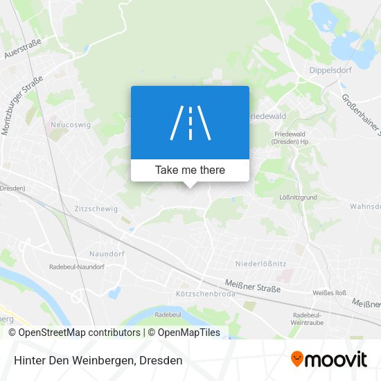 Hinter Den Weinbergen map