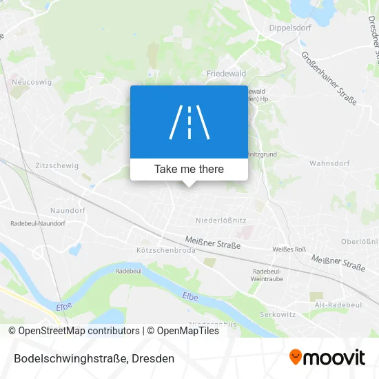 Карта Bodelschwinghstraße