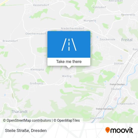 Steile Straße map