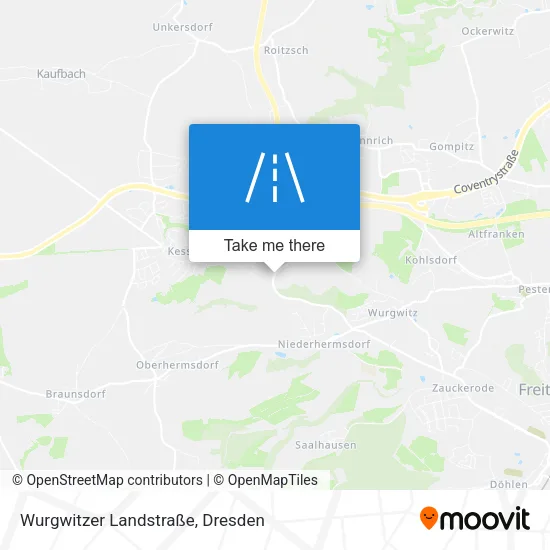Карта Wurgwitzer Landstraße