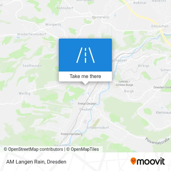 Карта AM Langen Rain