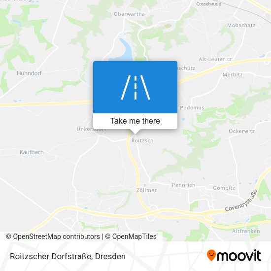 Roitzscher Dorfstraße map