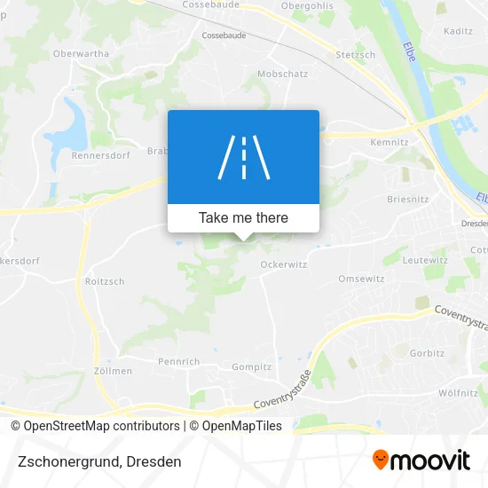 Карта Zschonergrund