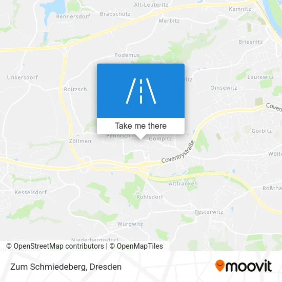 Карта Zum Schmiedeberg