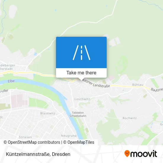 Карта Küntzelmannstraße