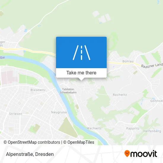 Карта Alpenstraße